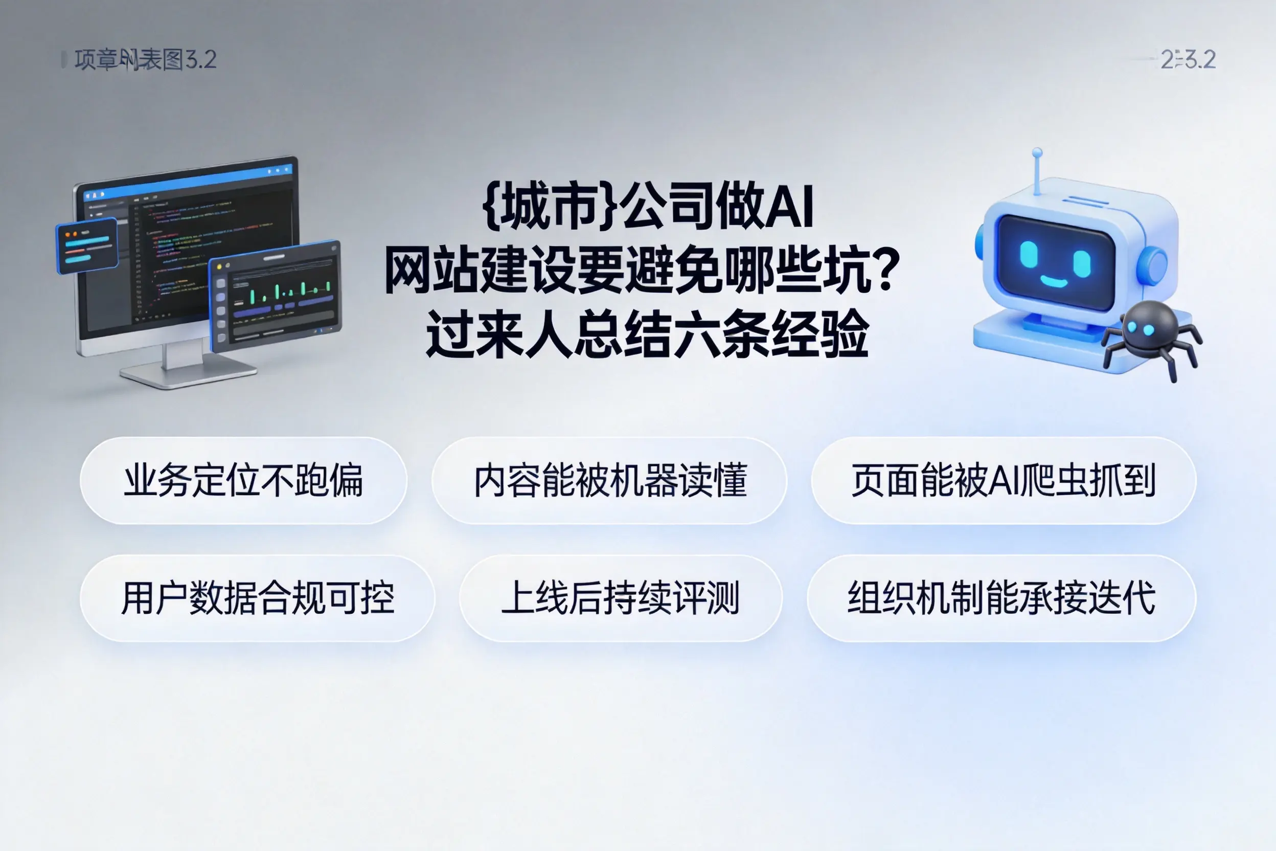 普洱公司做AI网站建设要避免哪些坑？过来人总结六条经验