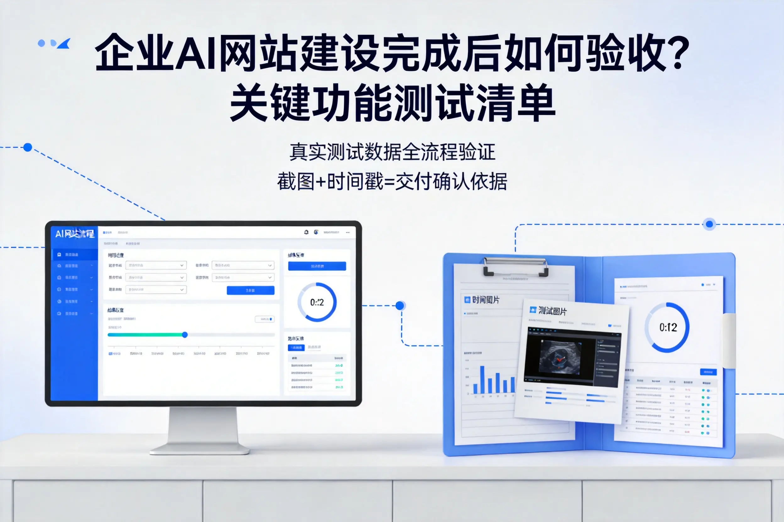 普洱企业AI网站建设完成后如何验收？关键功能测试清单