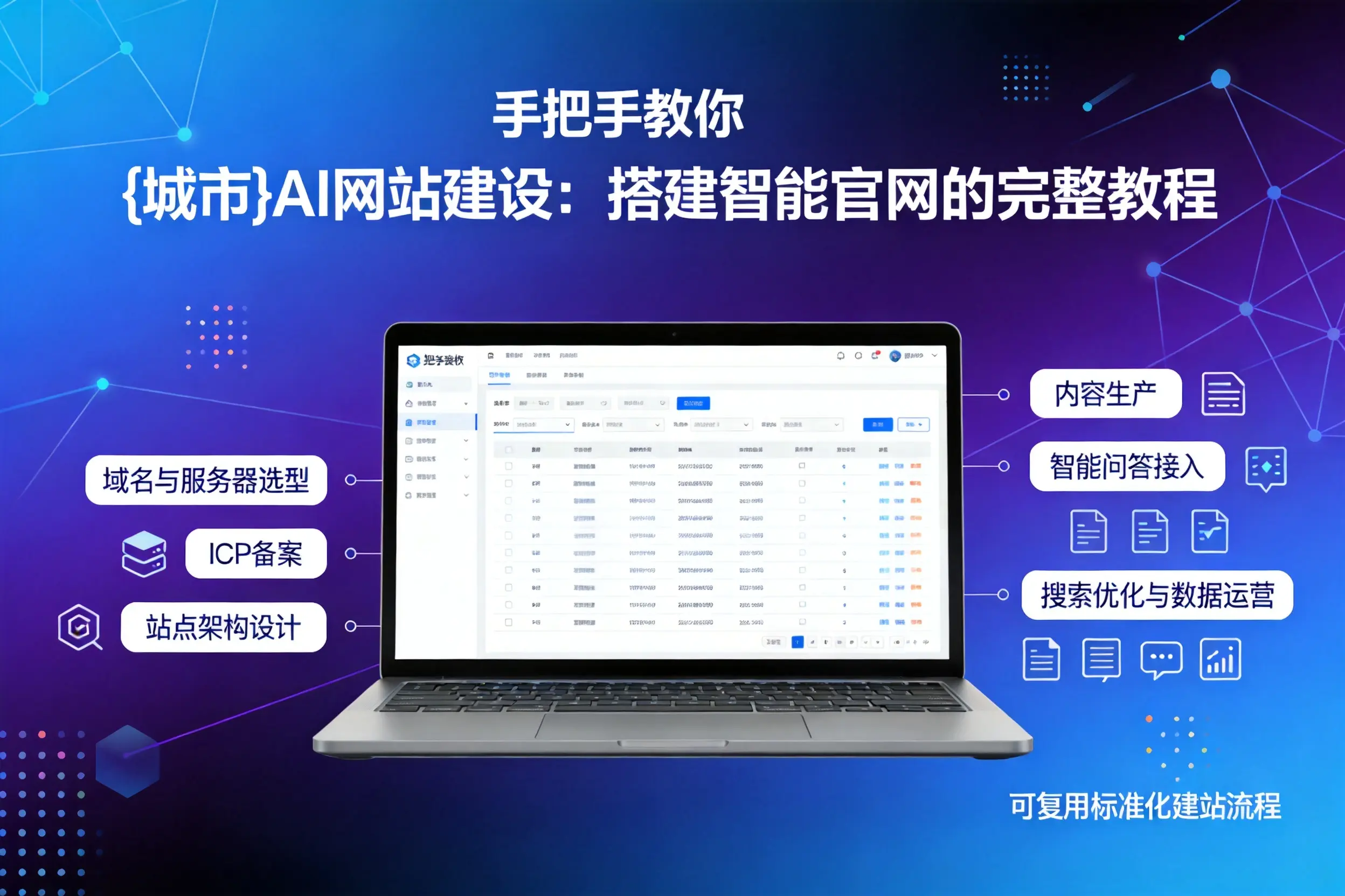 手把手教你普洱AI网站建设：搭建智能官网的完整教程