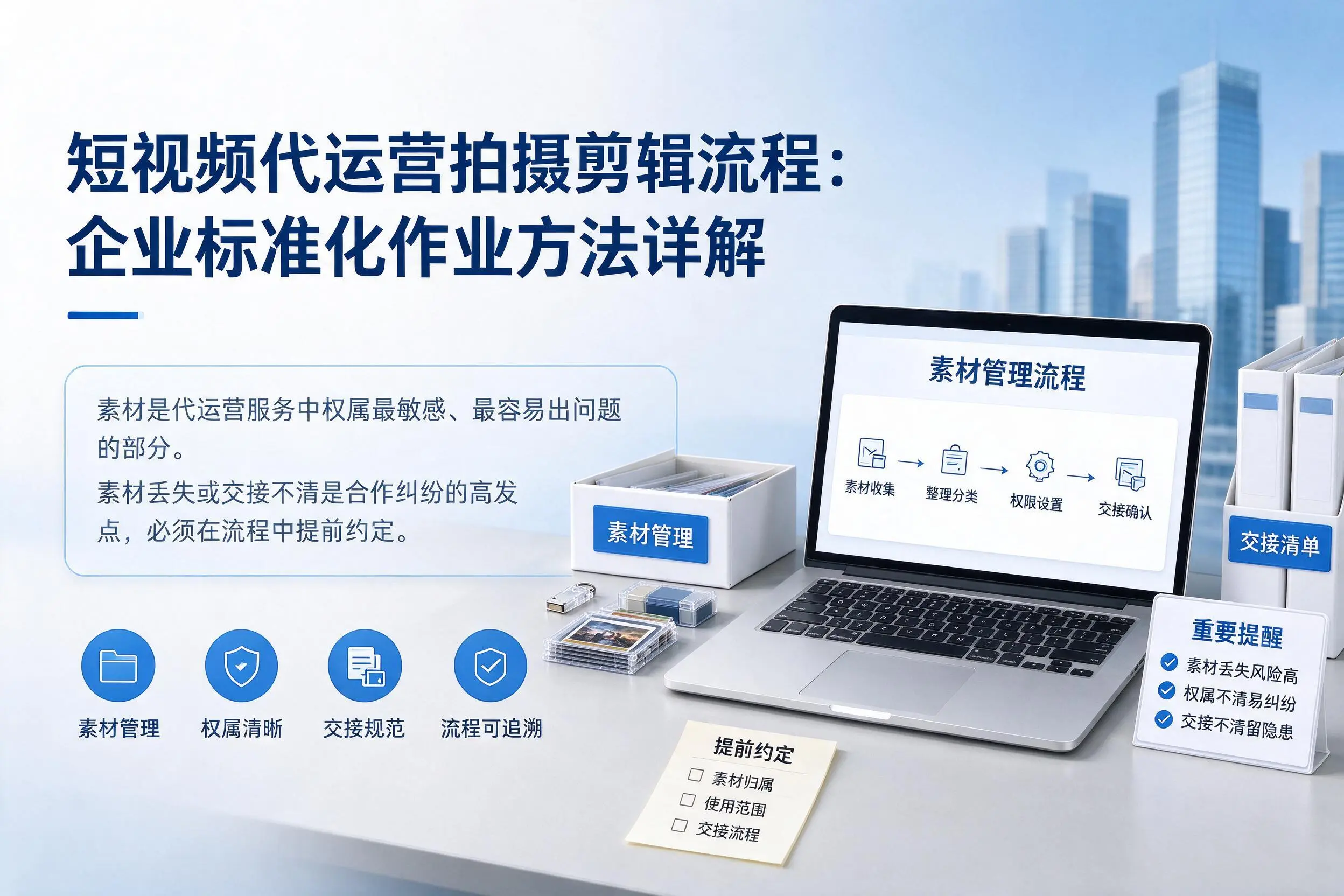 短视频代运营拍摄剪辑流程:普洱企业标准化作业方法详解