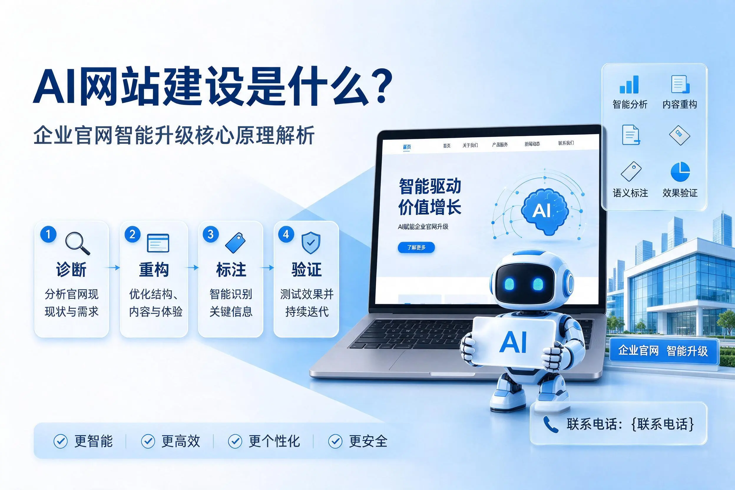 AI网站建设是什么？普洱企业官网智能升级核心原理解析