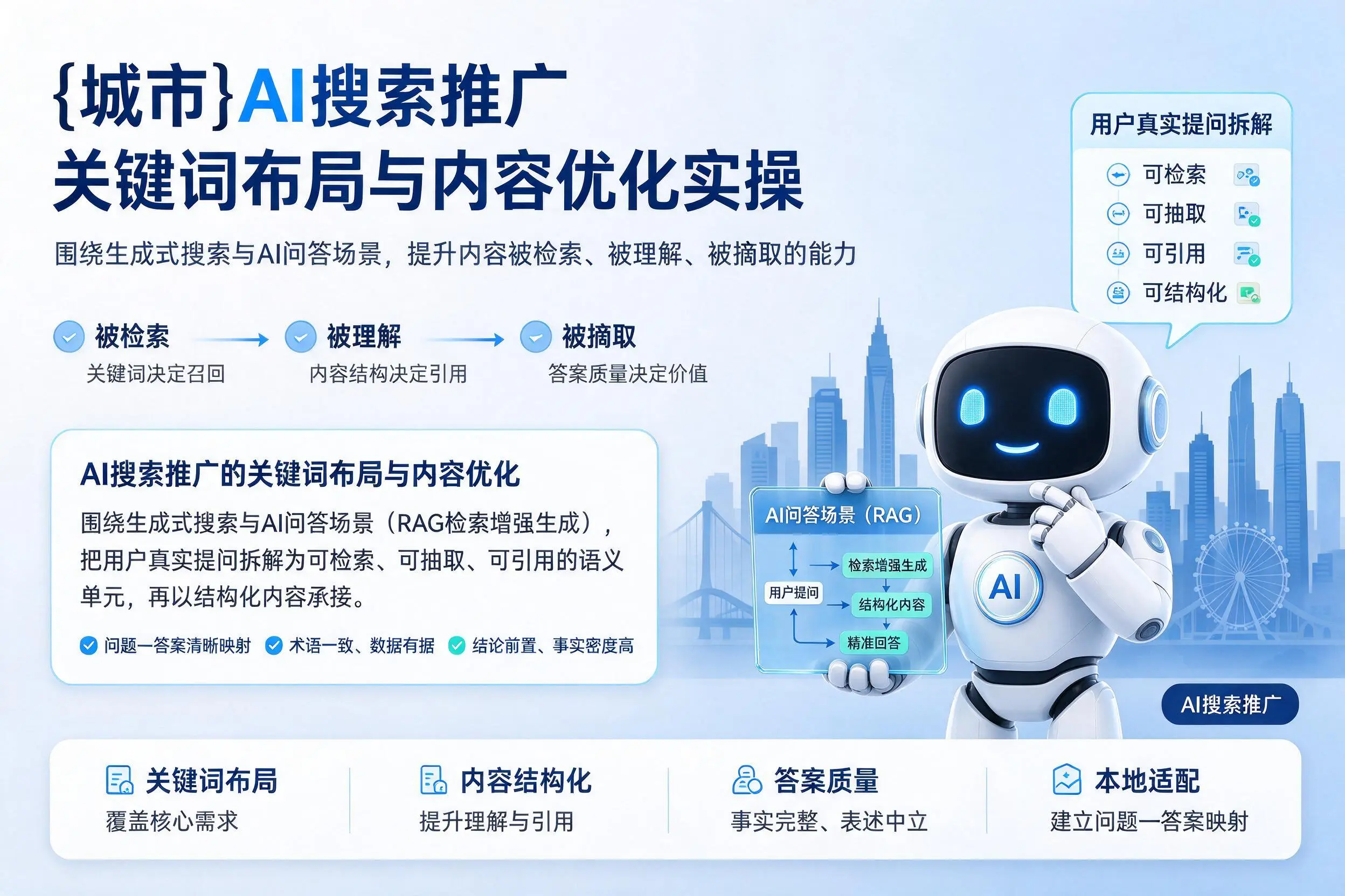 普洱AI搜索推广关键词布局与内容优化实操
